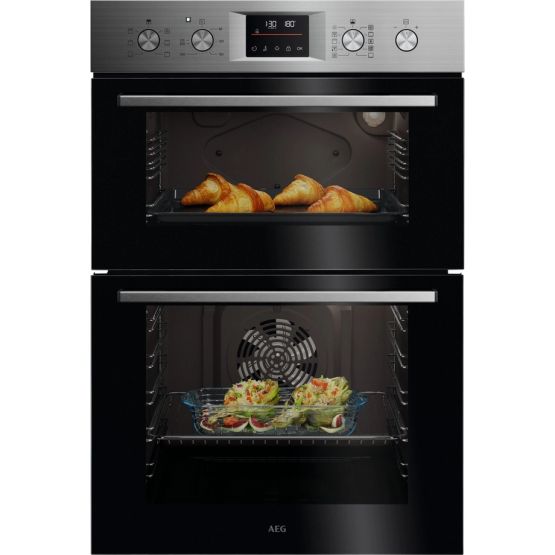 AEG OU5CP40M 600 Series Built-In Electric Double Oven Stainless Steel