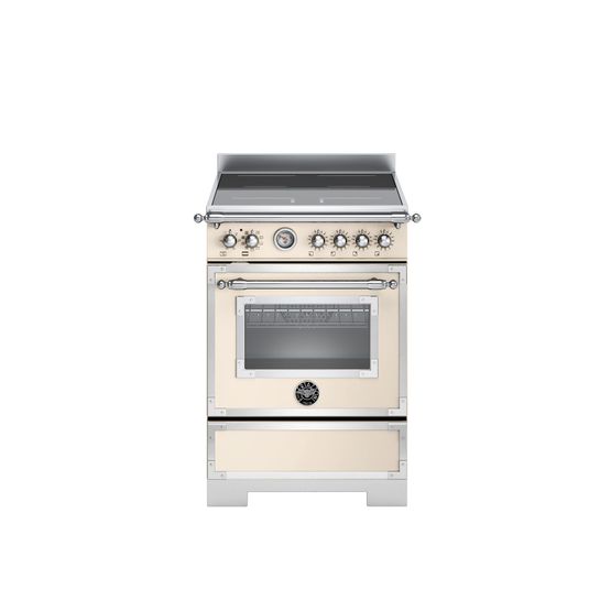 Bertazzoni HER64I1EAVT2 Heritage 60cm Range Cooker Single Oven Induction Ivory