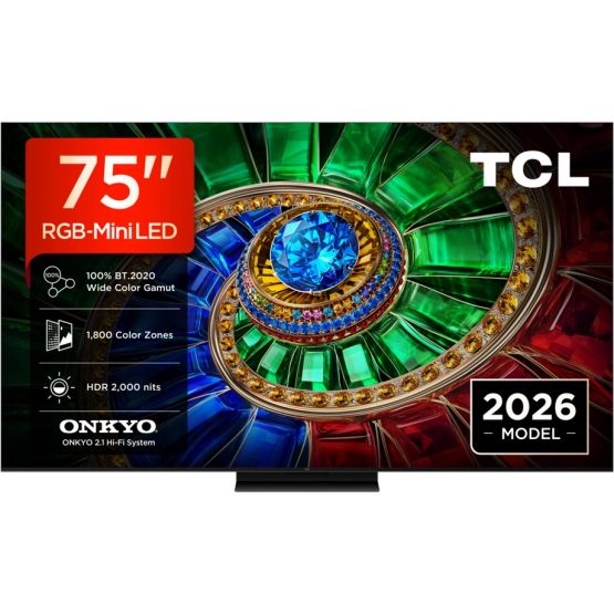 TCL 75RM7L-UK 75" 4K Ultra HD RGB MINI LED Google TV