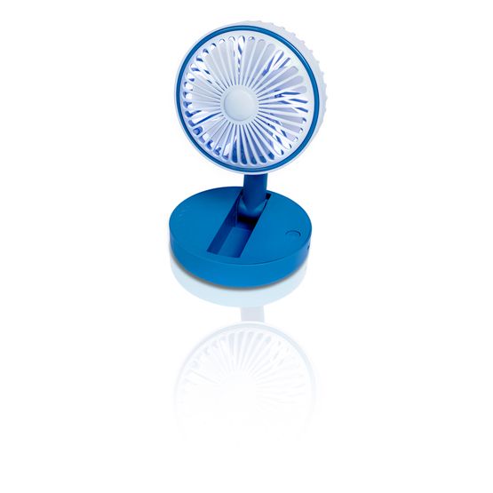 Prem-I-Air EH1953B 4" USB Rechargable Desk Fan Blue