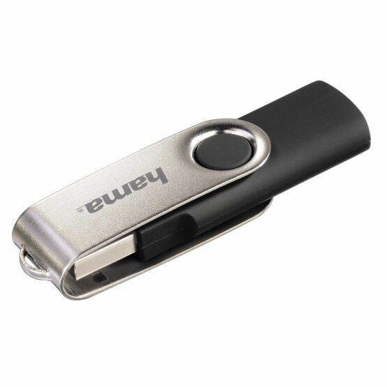HAMA 94175/90894 16GB "Rotate" Flashpen USB2.0 Black/Silver