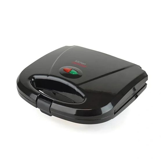 KitchenPerfected 2 Slice Sandwich and Omelette Maker Black E2605BK