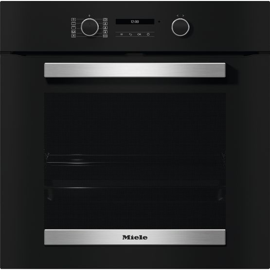 MIELE H 2465 BP Built-in 59.5cm Electric Single Oven - Black