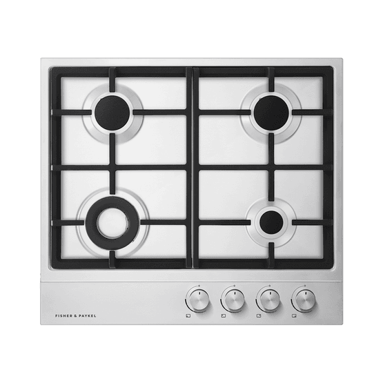 FISHER &amp; PAYKEL CG604DNGX1 60cm 4 Burner Gas Hob - Stainless Steel