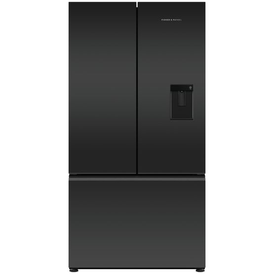 Fisher &amp; Paykel RF540AZUB6 90cm 70/30 Frost Free American Fridge Freezer - Black Stainless Steel