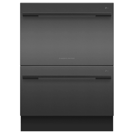 FISHER &amp; PAYKEL DD60DDFHB9 Built-Under 12 PS Double Dishdrawer