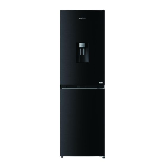 HOTPOINT HPKF3241WXR4UK Total No Frost Freestanding 55cm Fridge Freezer - Black