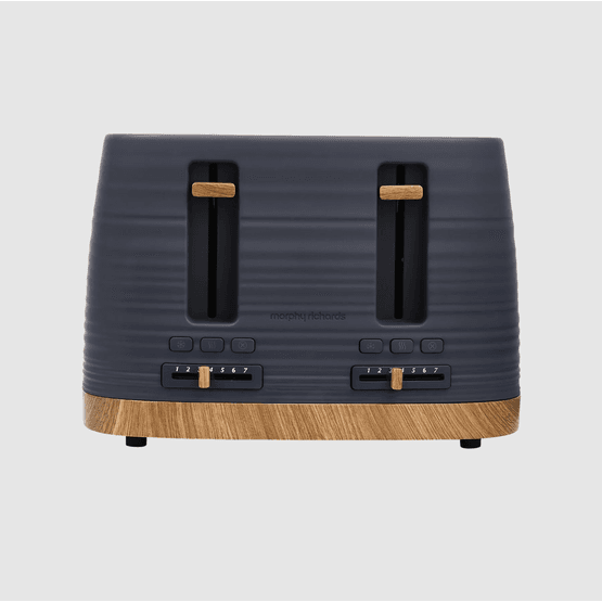 MORPHY RICHARDS 243101 Clay 4 Slice Toaster - Flint