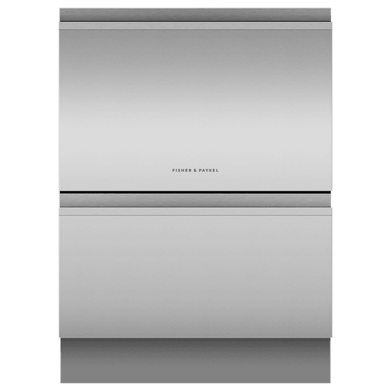 Fisher &amp; Paykel DD60D4HNX9 Built-Under 12 PS Double Dishdrawer