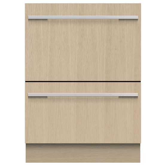 FISHER &amp; PAYKEL DD60DHI9 Fully-Integrated Double Dishdrawer