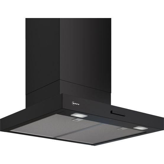 NEFF D65BCC2S0B N50 Wall-Mounted 60cm Cooker Hood - Matte Black