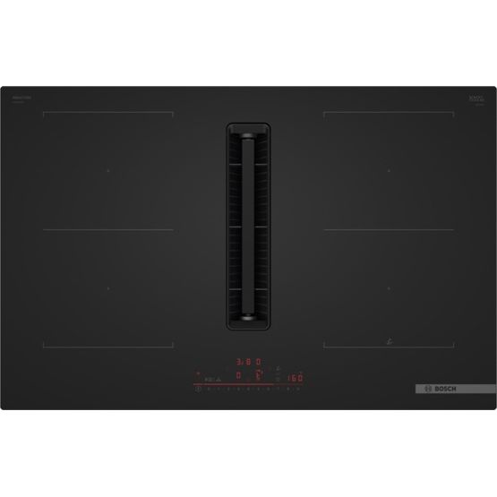 BOSCH PVQ81AH26E Series 6 80cm Venting Induction Hob - Matte Black