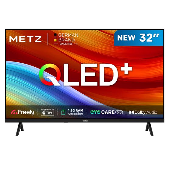 METZ 32MQH6800ZUK 32" METZ 32MQH6800ZUK HD Smart QLED TV with Freely Power by Tivo - Black