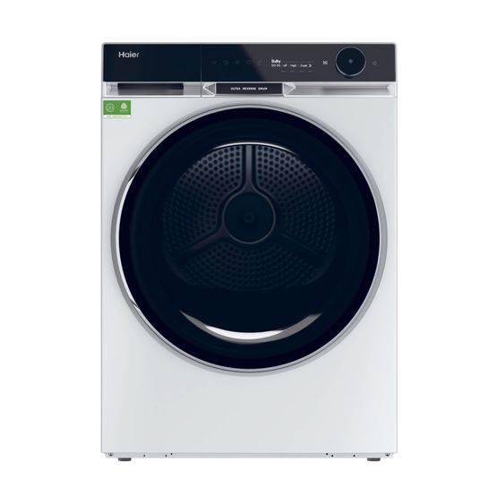 HAIER HD90-A3Q397U1-UK Freestanding 9kg Heat Pump Tumble Dryer - White