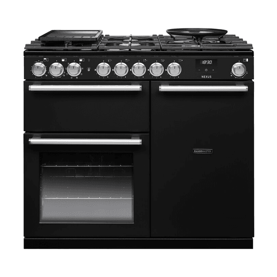 RANGEMASTER NEX100DFPCBL/CM1 New Nexus 100 Charcoal Black Dual Fuel
