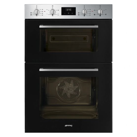 SMEG DOSF400B 59.7cm Built In Electric Double Oven - Black