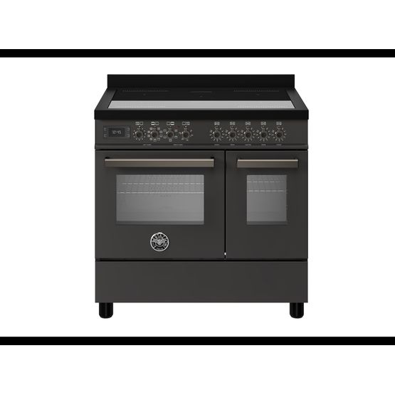 Bertazzoni Professional 90cm Range Cooker Twin Oven Electric Induction Carbonio PRO95I2ECAT