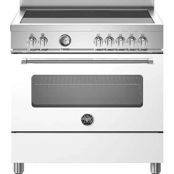 Master 90cm Range Cooker Single Oven Induction White MAS95I1EBIC