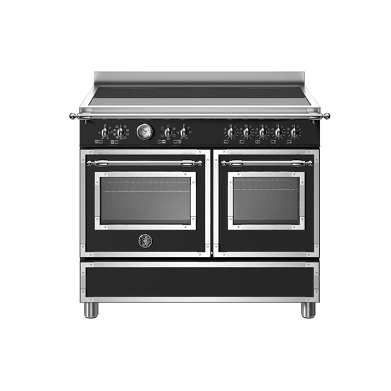 Heritage 100cm Range Cooker Twin Oven Induction Black HER105I2ENET