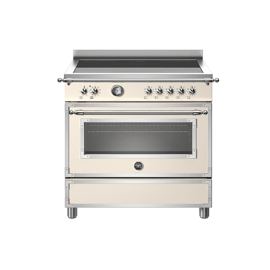 Heritage 90cm Range Cooker Single Oven Induction Ivory HER95I1EAVT