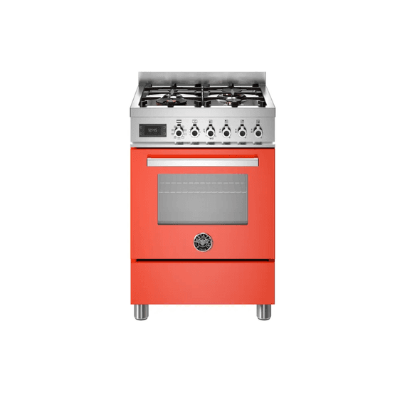 BERTAZZONI PRO64L1EART Professional 60cm Single Oven Dual Fuel Orange