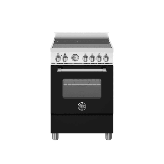 Bertazzoni Master 60cm Range Cooker Single Oven Induction Matt Black MAS64I1ENEC