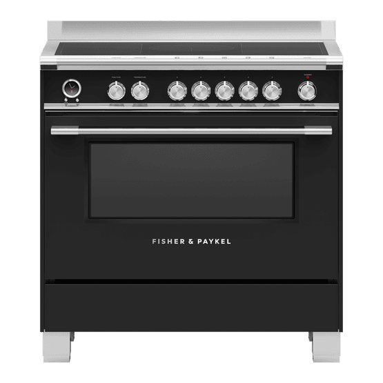 FISHER &amp; PAYKEL OR90SCI6B1 90cm Induction Range Cooker - Black