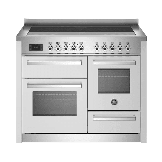 Bertazzoni Professional 110cm Range Cooker XG Induction White PRO115I3EBIT