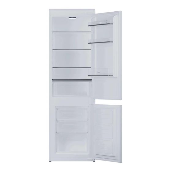 HOOVER HOBBML18EK Built-In 54cm 70/30 Split Fridge Freezer - White