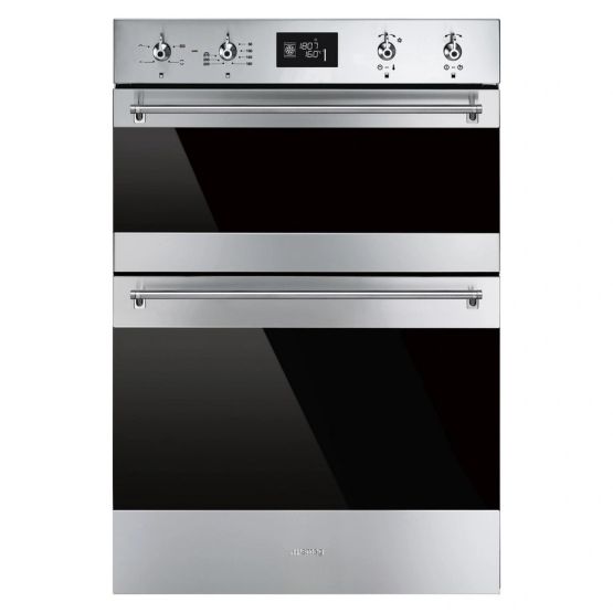 SMEG DOSF6390X 59.7cm Built In Electric Double Oven - Stainless Steel