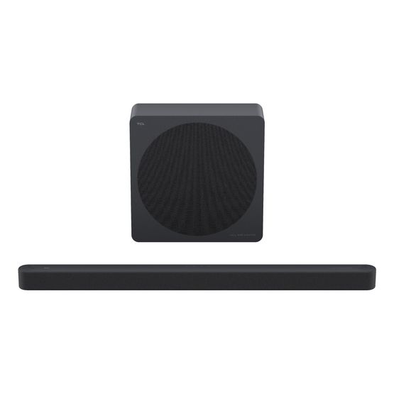 TCL A65K-UK 3.1.2ch Soundbar with Wireless Subwoofer - Black