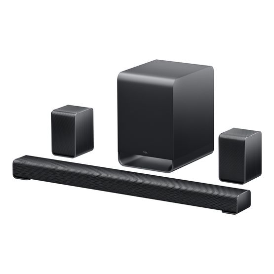 TCL S65K-UK 5.1ch Soundbar with Wireless Subwoofer - Black