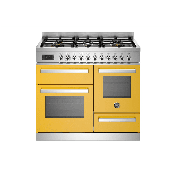 Professional 100cm Range Cooker XG Oven Dual Fuel Yellow PRO106L3EGIT