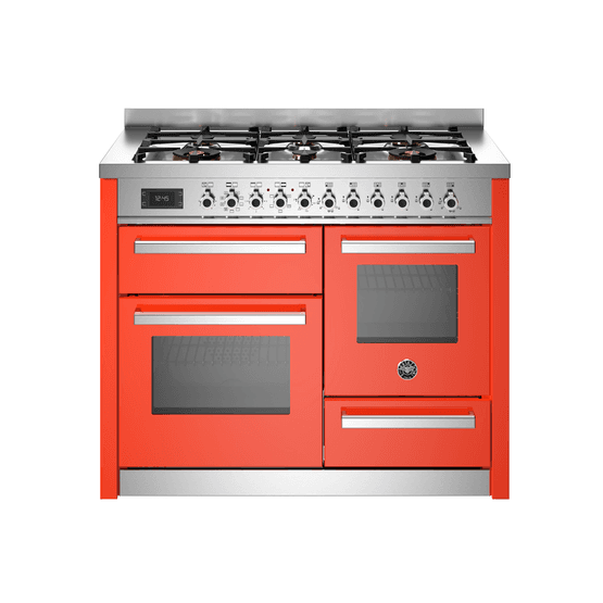 Professional 110cm Range Cooker XG Dual Fuel Orange PRO116L3EART