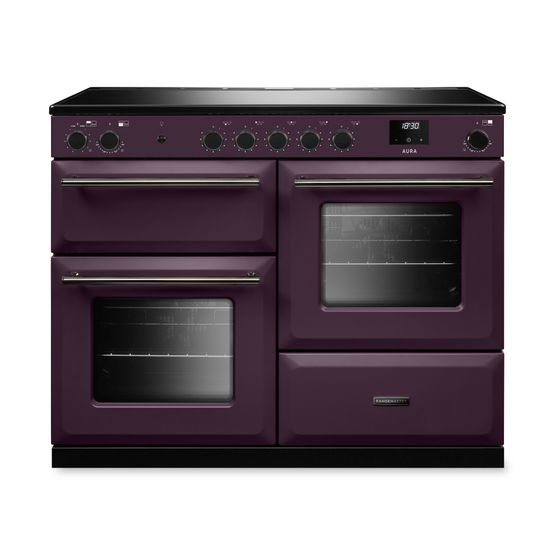 RANGEMASTER AURAO110EIPPLM/YX1 Aura 110 Induction Slate with Plum with Onyx Trim