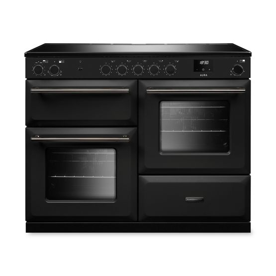 RANGEMASTER AURAO110EIPCBL/YX1 Aura 110 Induction Charcoal Black with Onyx Trim