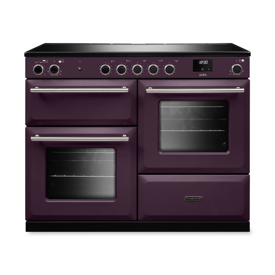 RANGEMASTER AURAO110EIPPLM/BN1 Aura 110 Induction Plum with Brushed Nickel Trim
