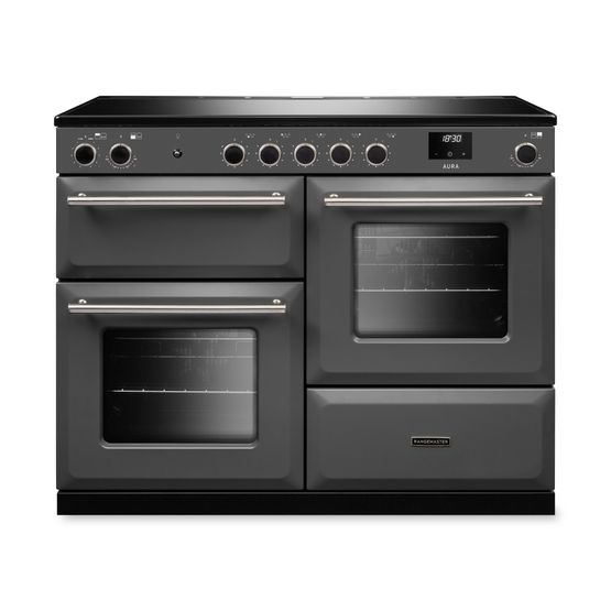 RANGEMASTER AURAO110EIPSLT/BN1 Aura 110 Induction Slate with Brushed Nickel Trim