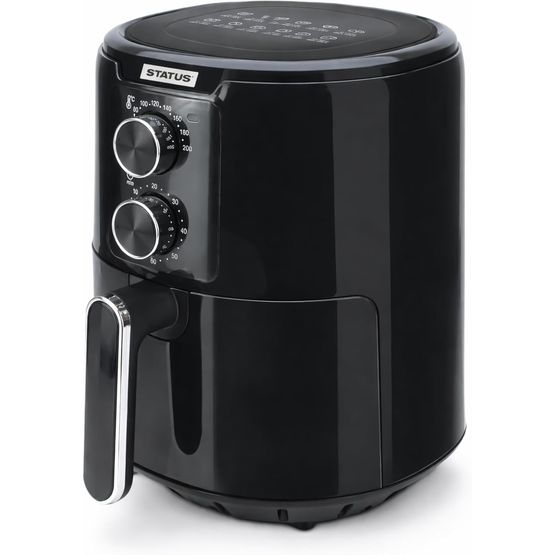 Status OKLAHOMA1PKB 4.0L 1300W Manual Air Fryer Black