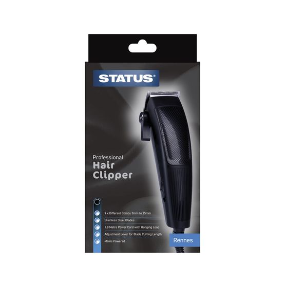 STATUS RENNES1PKB6 Corded Hair Clippers Black