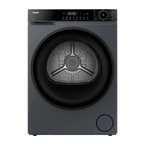 HAIER HD90-D357U1G-UK Freestanding 9kg Heat Pump Tumble Dryer Graphite