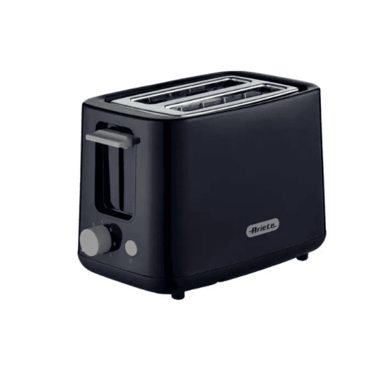 ARIETE Breakfast Line 2 Slice Toaster - Dark Grey
