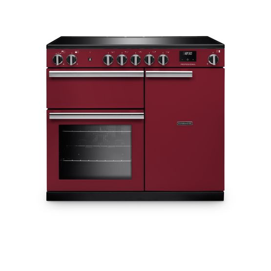 RANGEMASTER PR100EIPBOR/CM1 Professional 100 Induction Bordeaux with Chrome Trim