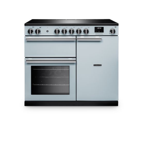 RANGEMASTER PR100EIPMSB/CM1 Professional 100 Induction Misty Blue with Chrome Trim