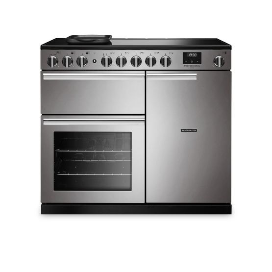 RANGEMASTER PRDL100EISTST/CM1 Professional Deluxe 100 Induction Stainless Steel with Chrome Trim