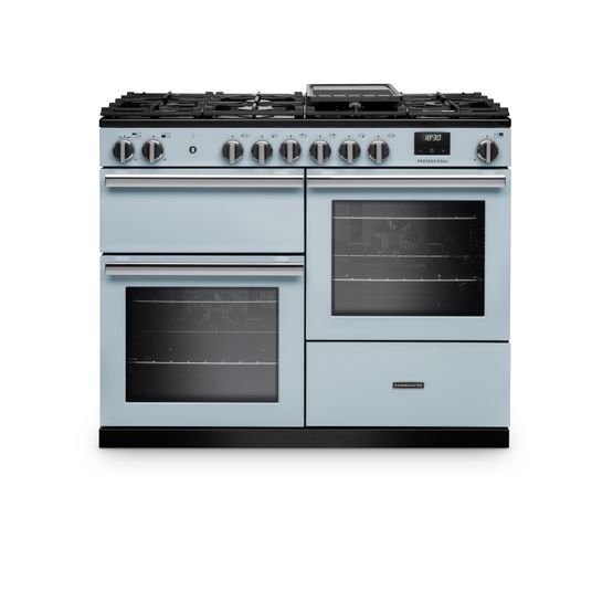 Professional 110 Dual Fuel OC Misty Blue with Chrome Trim