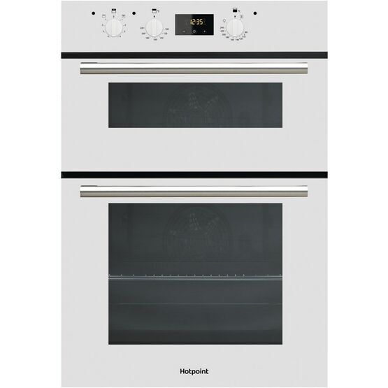 HOTPOINT DD2540WH Built-In Double Oven White