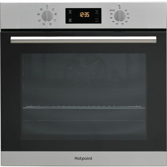 HOTPOINT SA2540HIX HydroClean Built-In Single Oven Stainless Steel