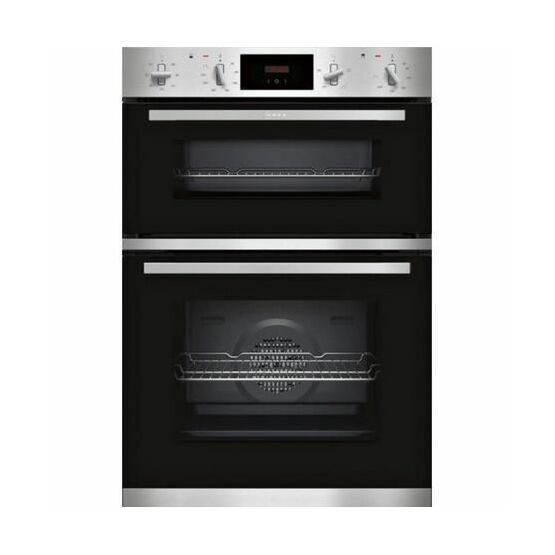 NEFF U1GCC0AN0B Electric Built-In Double Oven Black Stainless Steel