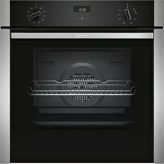 NEFF B3ACE4HN0B Slide and Hide Built-In Single Oven Stainless Steel